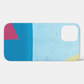 Blauw, rood, roze en geel abstract schilderij Case-Mate iPhone case (Achterkant (horizontaal))