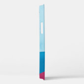 Blauw, rood, roze en geel abstract schilderij Case-Mate iPhone case (Achterkant / Rechts)