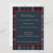 blauw rood Schotse trouw celtic tartan plaid Kaart (Voorkant)