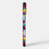 BLAUW ROOD SINAASAPPEL GEEL PSYCHADELISCH HART Case-Mate iPhone CASE (Achterkant / Rechts)