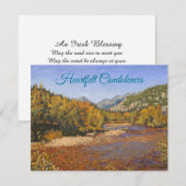 Blauw Rood Sinaasappel Groene Stroom in het najaar (Voorkant / Achterkant)