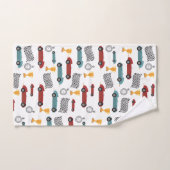 Blauw & Rood Snelle Retro  Racing Auto's Bad Handdoek (Handdoek)
