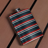 Blauw Rood uniform Strepen Heupfles