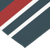 Blauw Rood uniform Strepen Lange Tafelloper (Hoek)