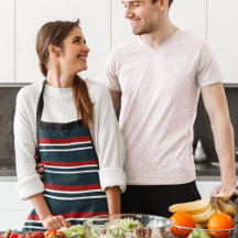 Blauw Rood uniform Strepen