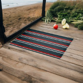 Blauw Rood uniform Strepen Snijplank