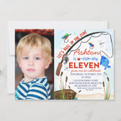 Blauw Rood Vist officieel 11-jarig jubileum Kaart (Voorkant)