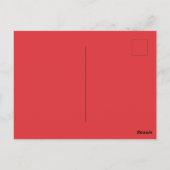 Blauw Rood Wit 4 juli aquarel Briefkaart (Achterkant)