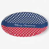 Blauw Rood Wit Boom Waterverf Papier Bord (Gekanteld)