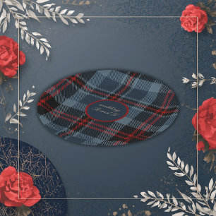 Blauw Rood Zwart Schots Keltisch tartan patroon Papieren Bordje