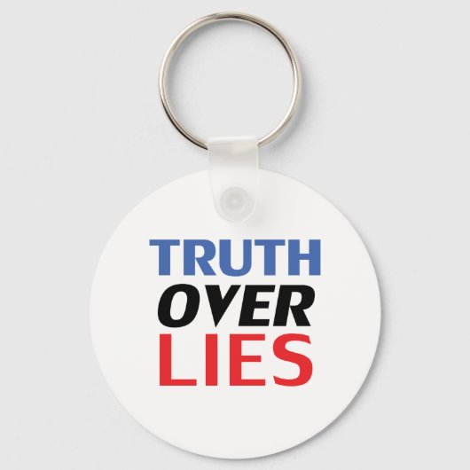 Blauw rood zwart zwart sleutelhanger (Voorkant)