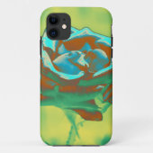 Blauw Roos 2 Case-Mate iPhone Case (Achterkant)