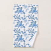 Blauw Roos Bad Handdoek (Handdoek)