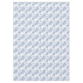 blauw Roos bloemmotief Tafelkleed (Voorkant)