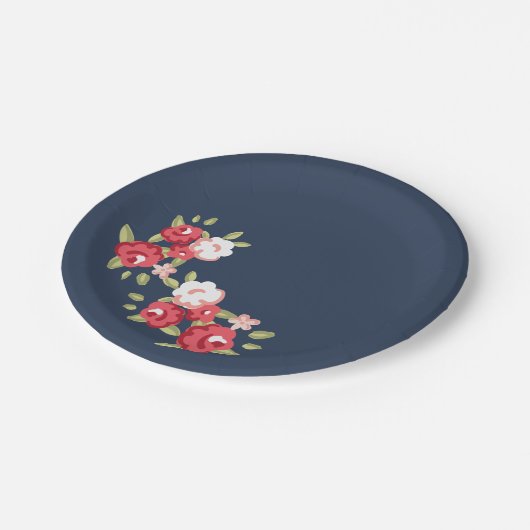 Blauw  Roos Bord (Gekanteld)