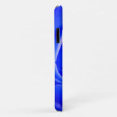 blauw roos Case-Mate iPhone case (Achterkant/rechts)
