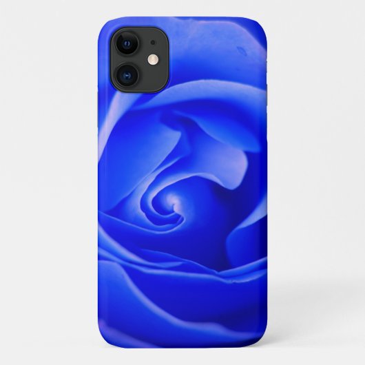 blauw roos Case-Mate iPhone case (Achterkant)