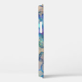 blauw Roos Case-Mate iPhone Case (Achterkant / Rechts)