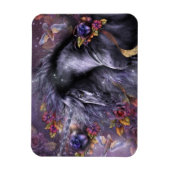 Blauw Roos eenhoorn flexi magneet (Verticaal)