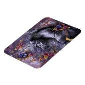 Blauw Roos eenhoorn flexi magneet (Linkerzijde)