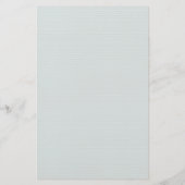 Blauw Roos en Blauwgroen, gepersonaliseerd papier (Achterkant)