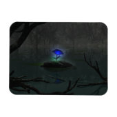Blauw Roos Flexible Magnet Magneet (Horizontaal)
