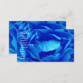Blauw Roos Florist I Visitekaartje (Voorkant / Achterkant)