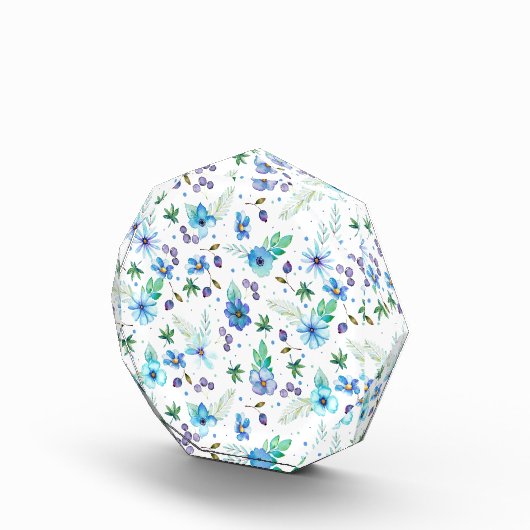 Blauw roos fotoblokken (Rechts)