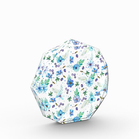 Blauw roos fotoblokken (Links)