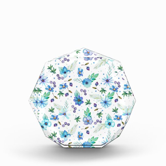 Blauw roos fotoblokken (Voorkant)