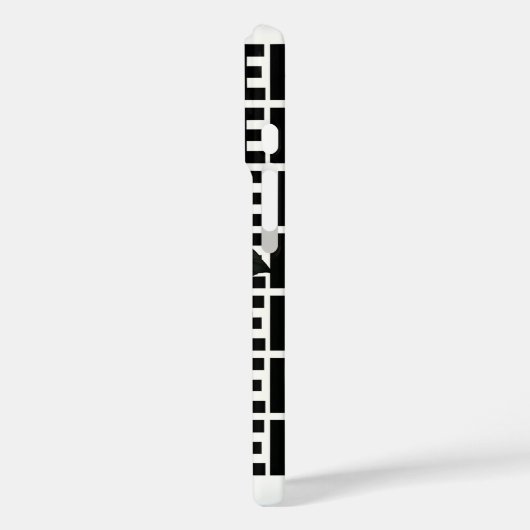 Blauw Roos iconische designer iPhone hoes (Achterkant / Links)