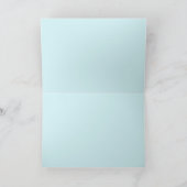 Blauw roos kaart (Binnen)