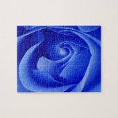 blauw roos legpuzzel (Horizontaal)