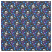 Blauw Roos Magie Stof (Swatch)