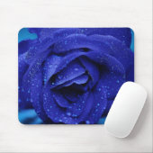 Blauw Roos Muismat (Met muis)