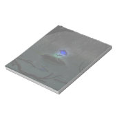 Blauw Roos-notebook Notitieblok (Linkerzijde)