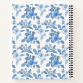 Blauw Roos Notitieboek (Achterkant)