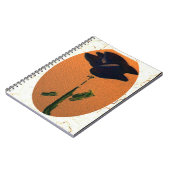 Blauw Roos Notitieboek (Linkerzijde)