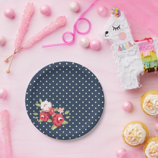 Blauw Roos papier Bord (Feest)