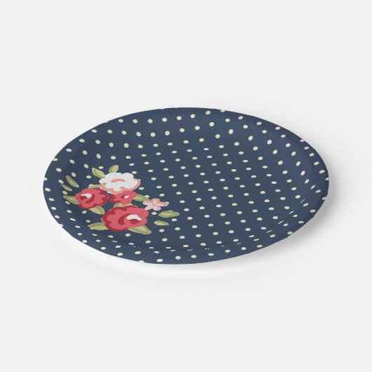 Blauw Roos papier Bord (Gekanteld)