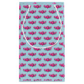 Blauw Roos - parttime Klein Cadeauzakje (Achterkant)