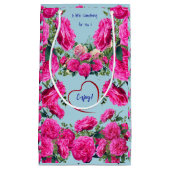 Blauw Roos - parttime Klein Cadeauzakje (Voorkant)