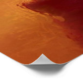 Blauw Roos Poster (Hoek)