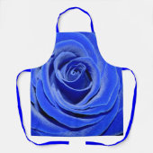 Blauw Roos Schort (Voorkant)