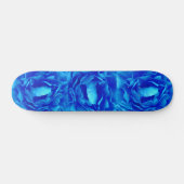 Blauw Roos skateboard -  (Horizontaal)