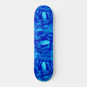 Blauw Roos skateboard - (Voorkant)