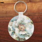 Blauw Roos Sleutelhanger (Voorkant)