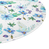 Blauw roos snijplank (Hoek)