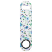 Blauw roos speed flessenopener (Voorkant)