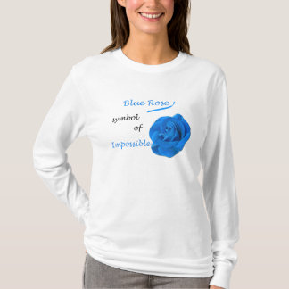 Blauw Roos T-shirt